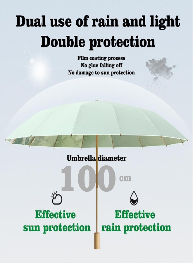 PJxtal National style folding umbrella - a portable umbrella that can withstand typhoons, protect against sun, and even be used as a work of art - Image 5